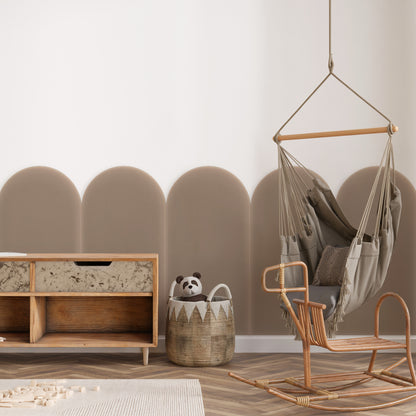 Upholstered Panel Magic Velvet Beige 30cm