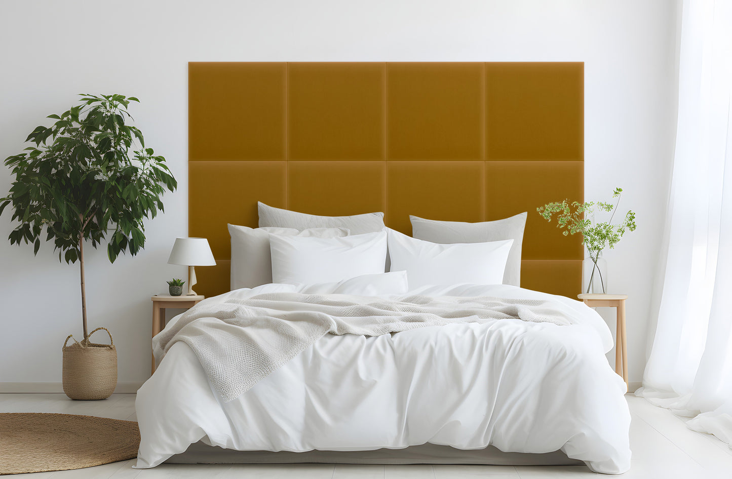 Upholstered Panel Magic Velvet Honey