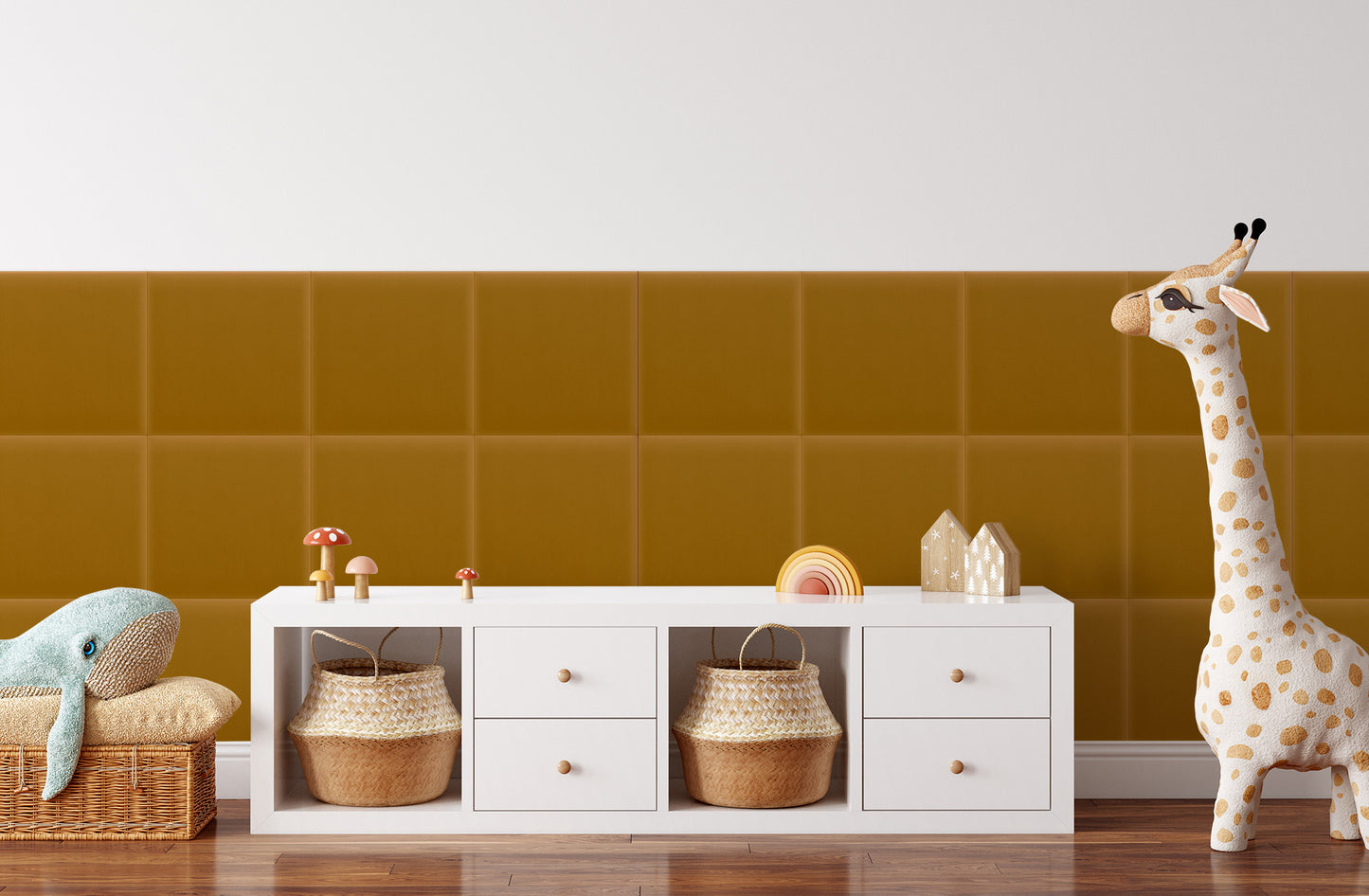Upholstered Panel Magic Velvet Honey