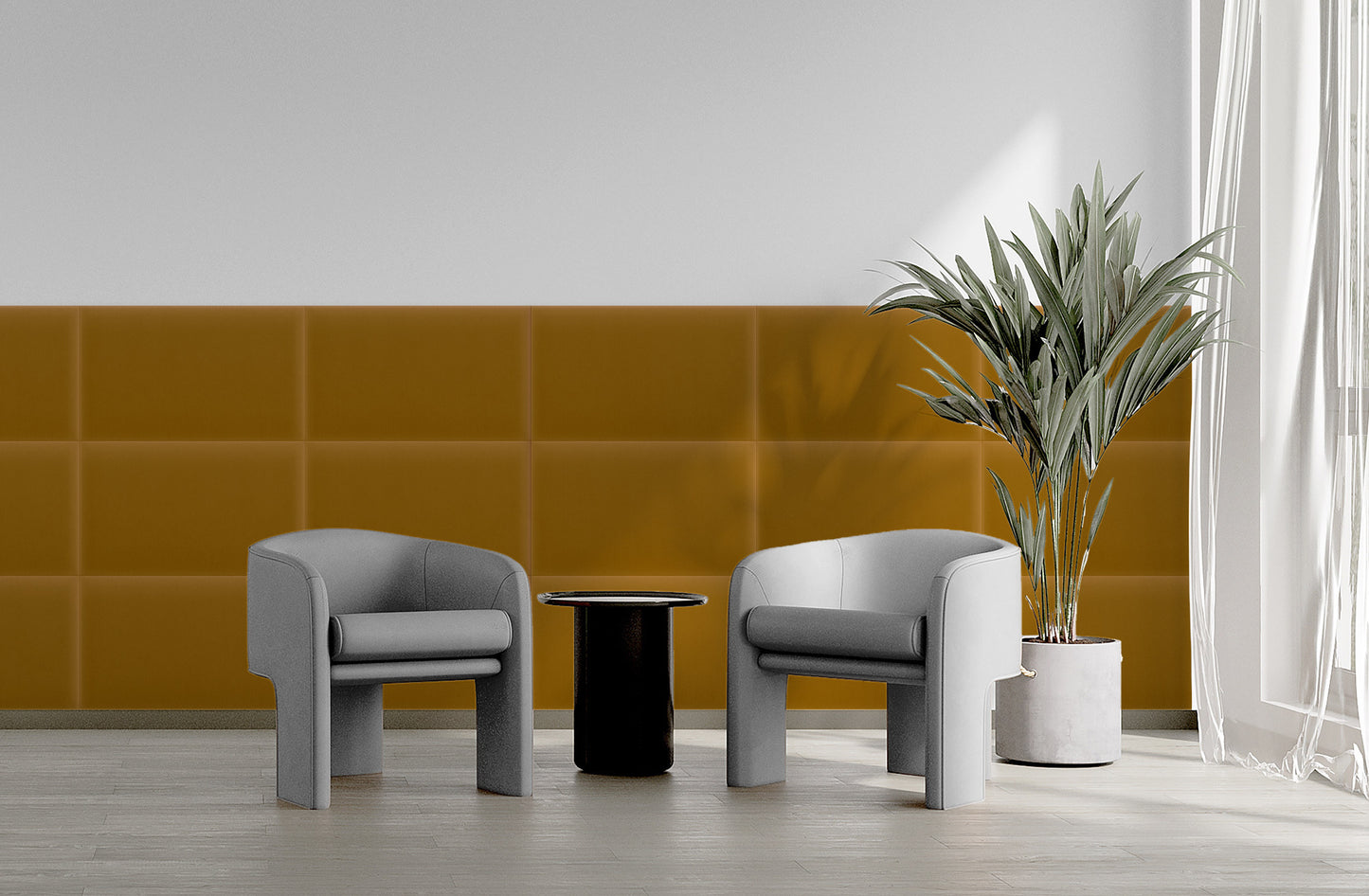 Upholstered Panel Magic Velvet Honey
