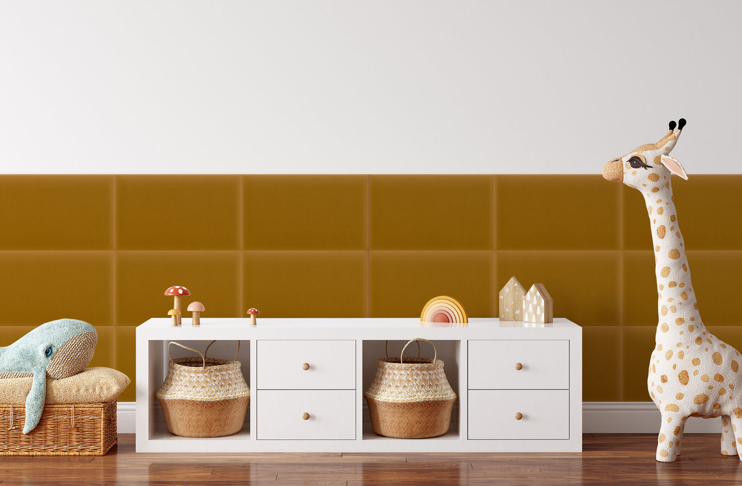 Upholstered Panel Magic Velvet Honey