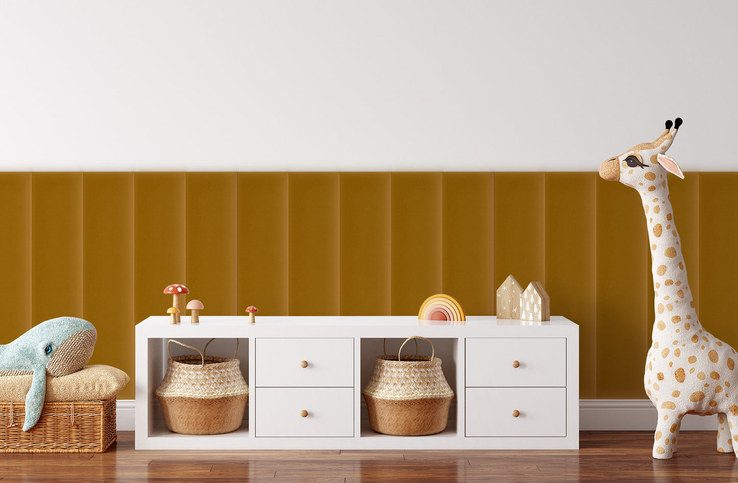 Upholstered Panel Magic Velvet Honey