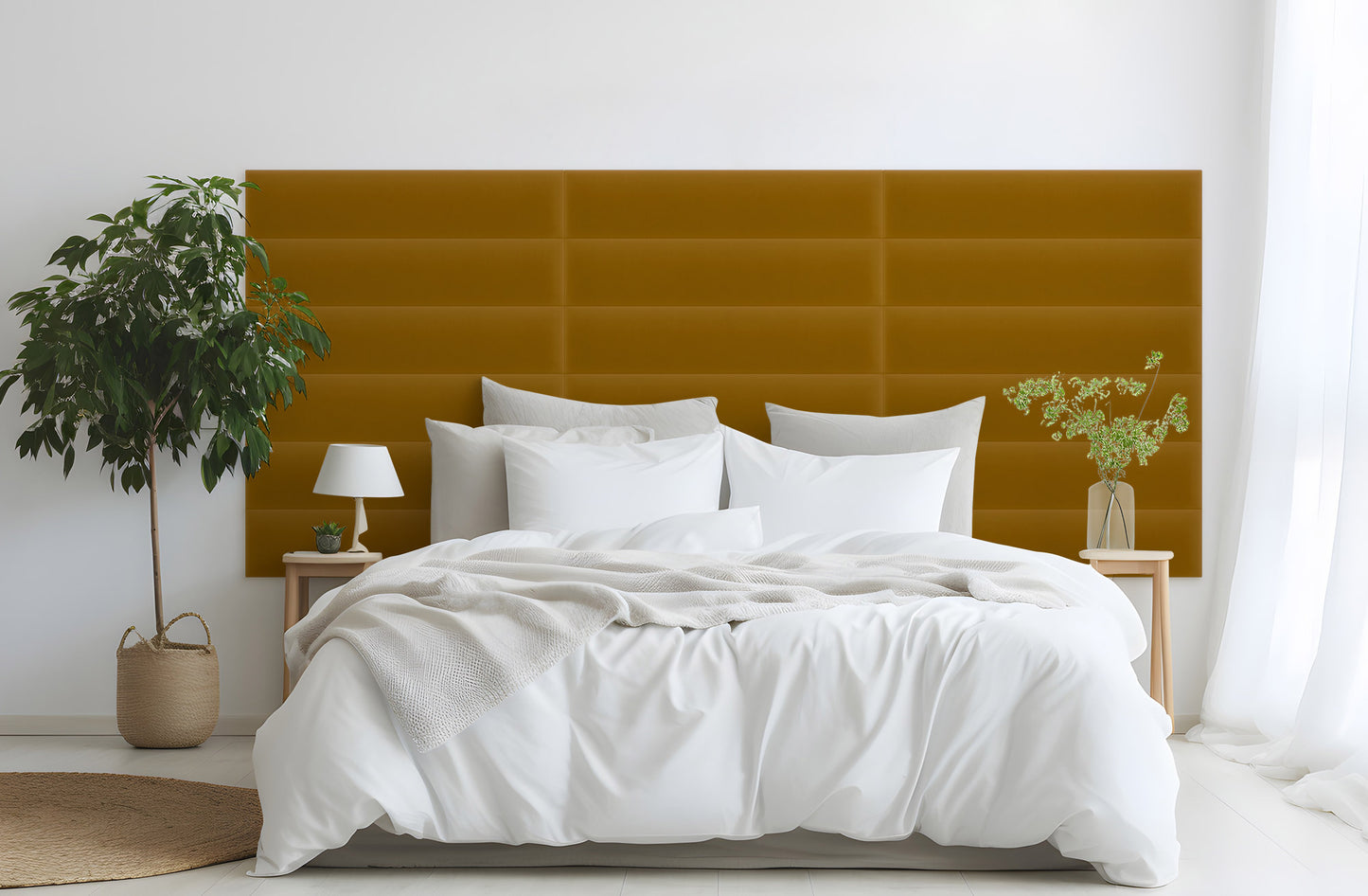 Upholstered Panel Magic Velvet Honey