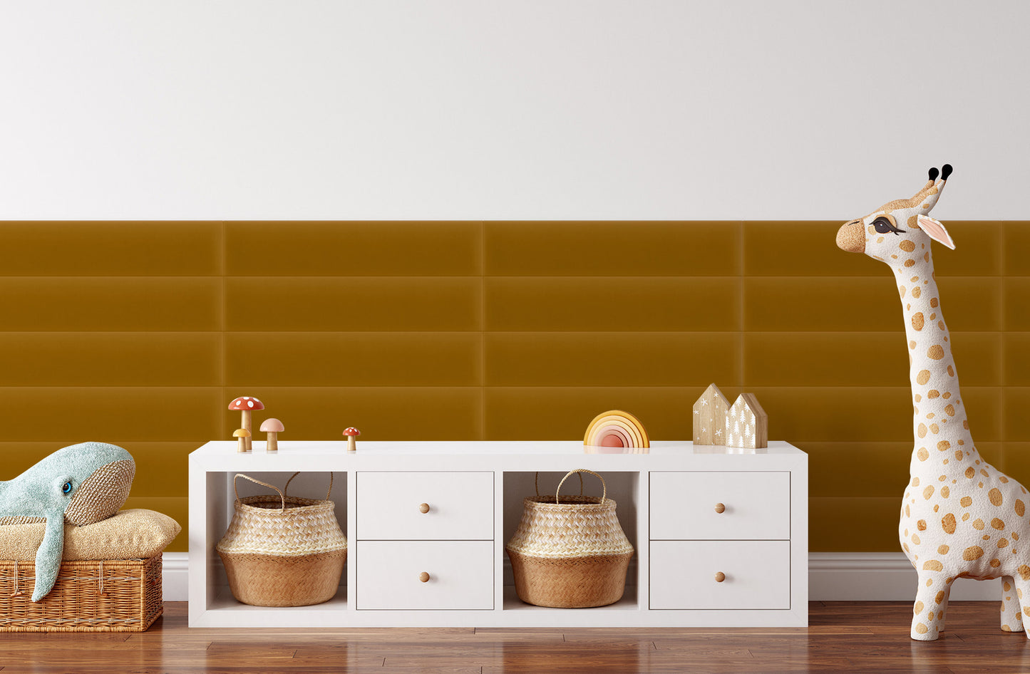 Upholstered Panel Magic Velvet Honey