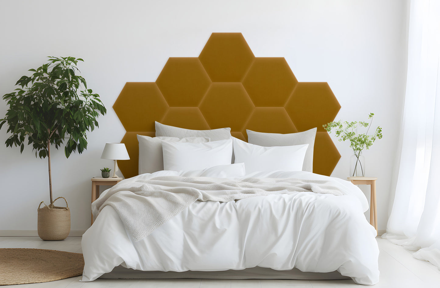 Upholstered Panel Magic Velvet Honey