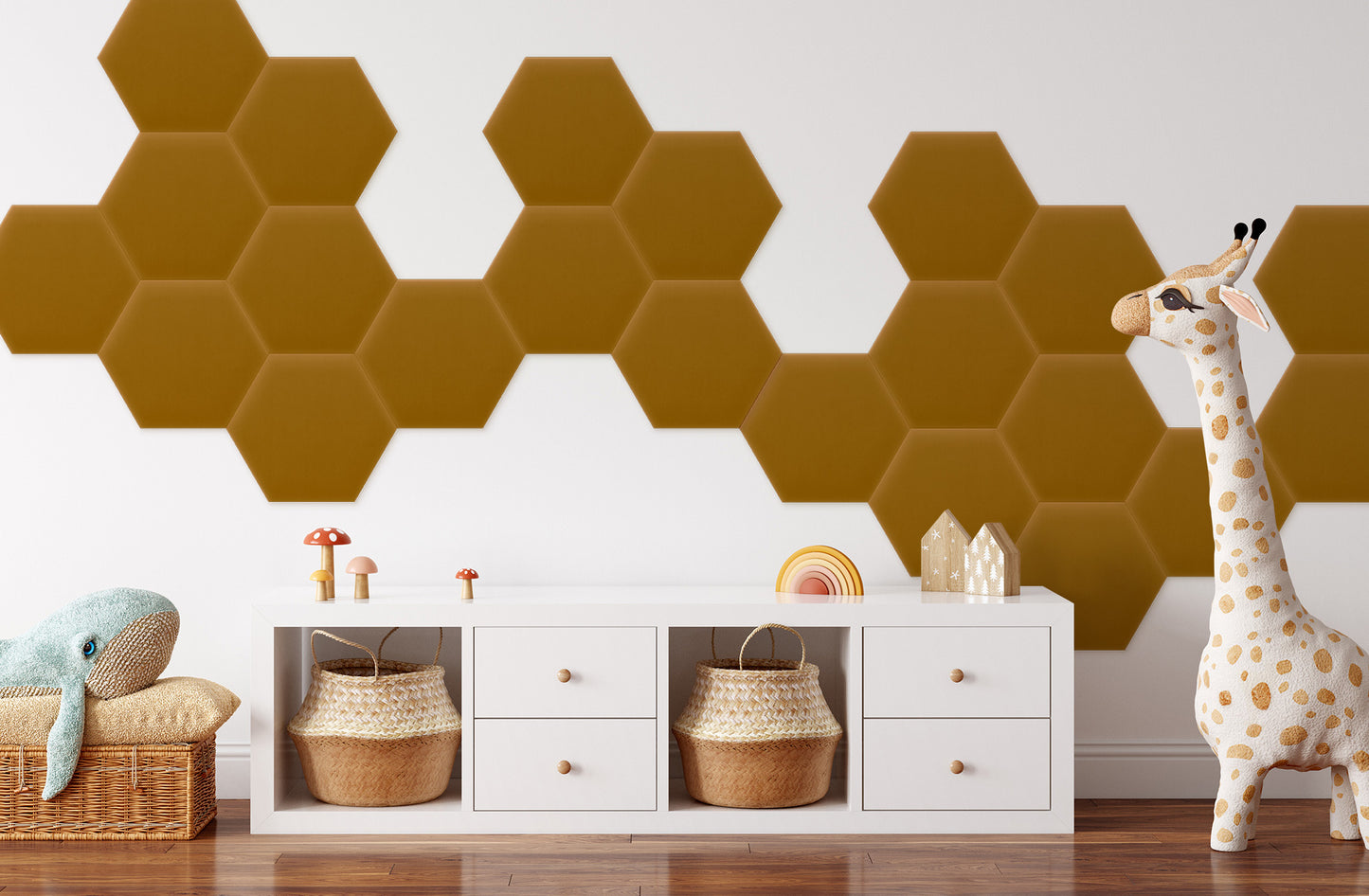 Upholstered Panel Magic Velvet Honey
