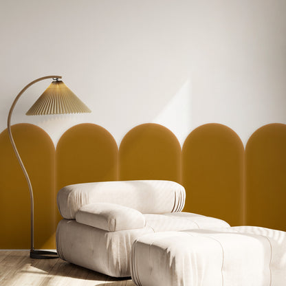 Upholstered Panel Magic Velvet Honey 30cm