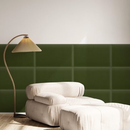 Upholstered Panel Magic Velvet Khaki