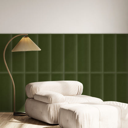 Upholstered Panel Magic Velvet Khaki