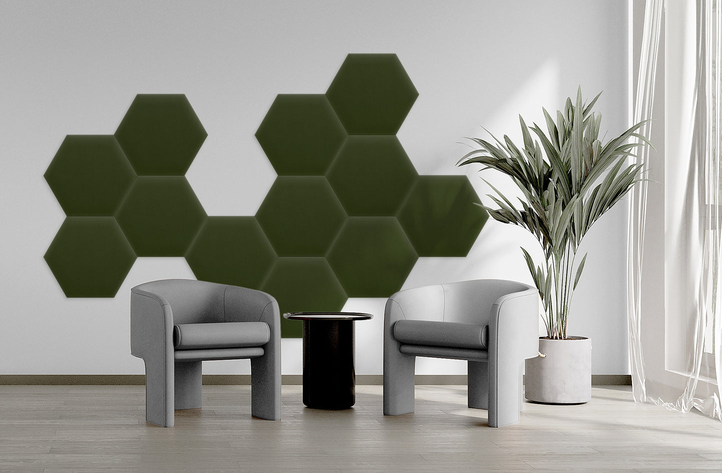Upholstered Panel Magic Velvet Khaki