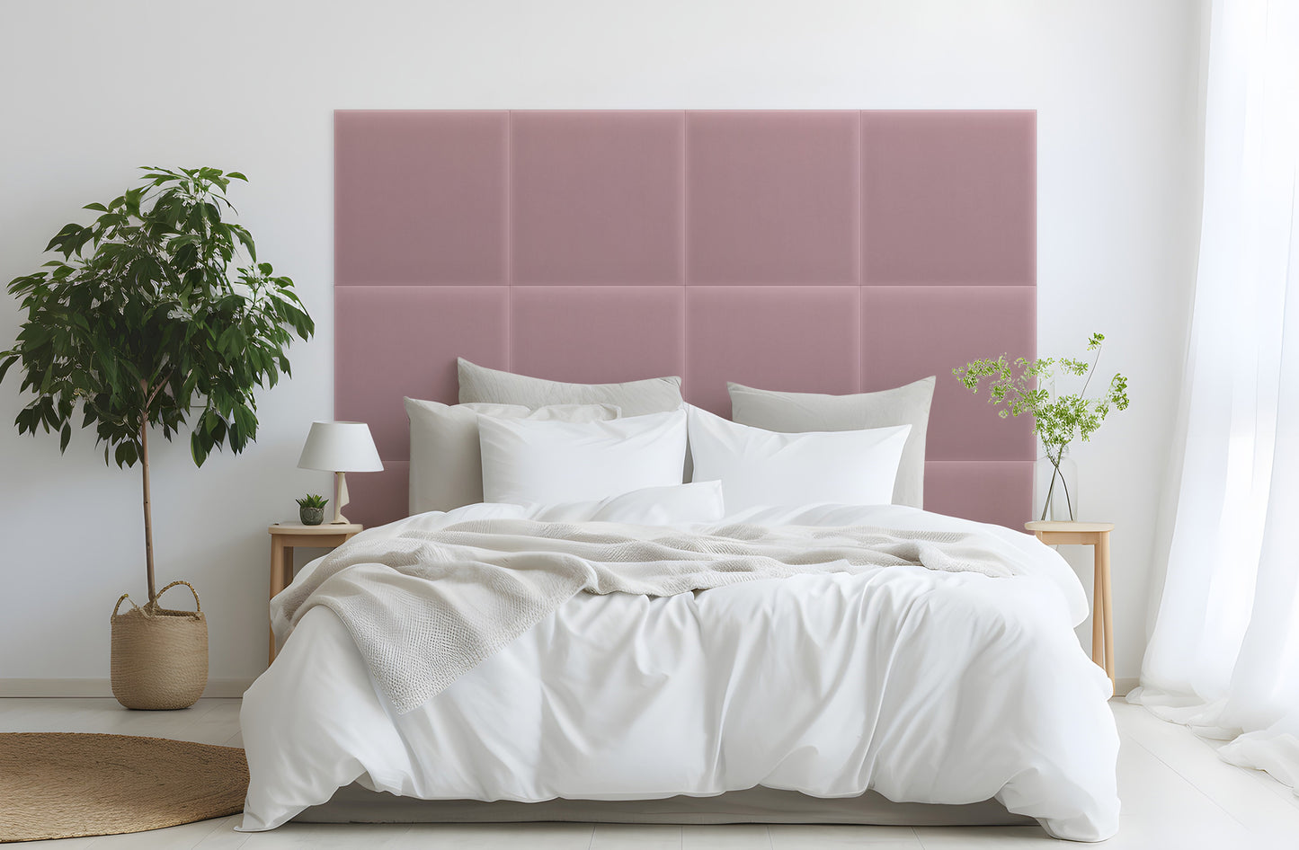 Upholstered Panel Magic Velvet Pink