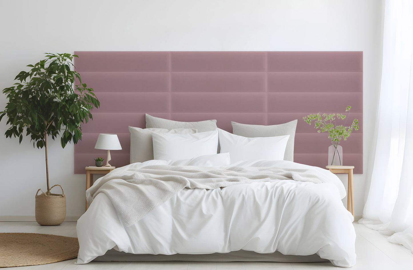 Upholstered Panel Magic Velvet Pink