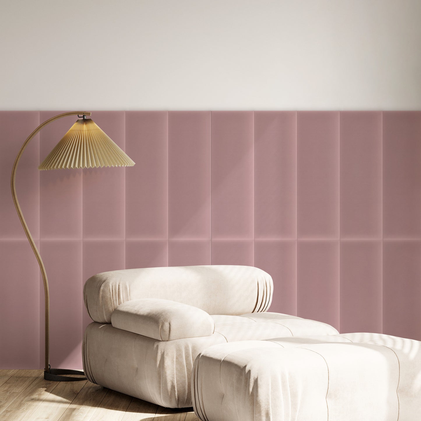 Upholstered Panel Magic Velvet Pink