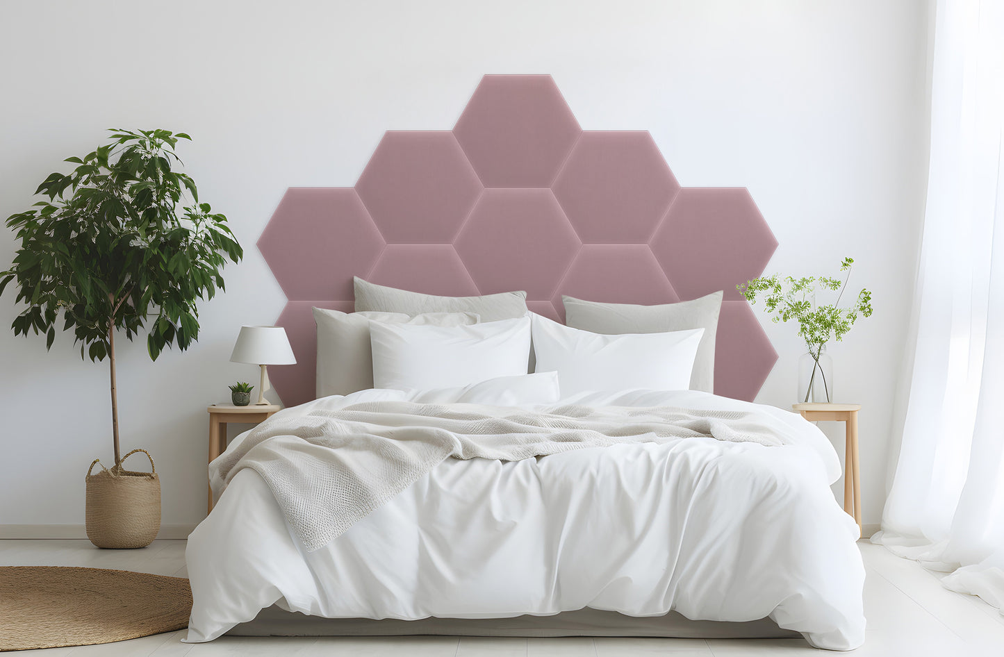 Upholstered Panel Magic Velvet Pink