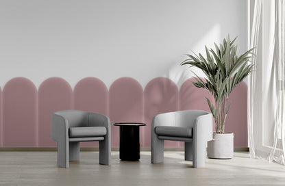 Upholstered Panel Magic Velvet Pink 30cm