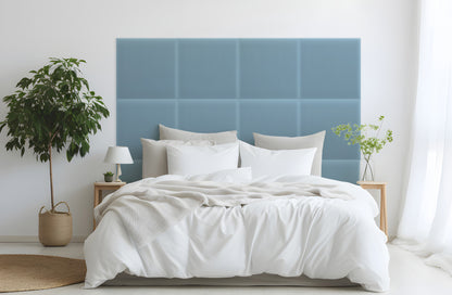 Upholstered Panel Magic Velvet Light Blue
