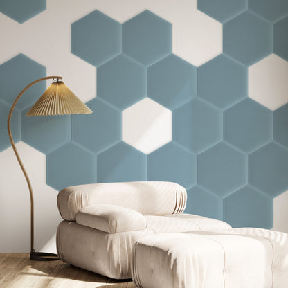 Upholstered Panel Magic Velvet Light Blue