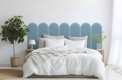 Upholstered Panel Magic Velvet Light Blue 20cm