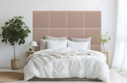 Upholstered Panel Magic Velvet Powder Pink