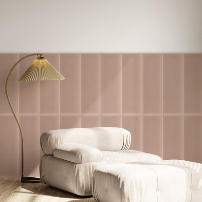 Upholstered Panel Magic Velvet Powder Pink