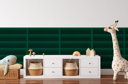 Upholstered Panel Magic Velvet Bottle Green