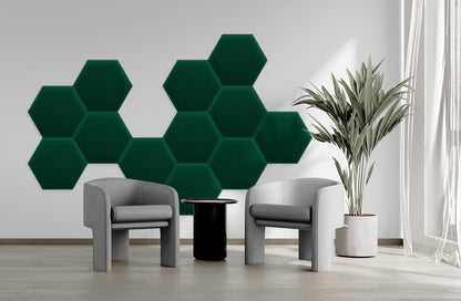 Upholstered Panel Magic Velvet Bottle Green