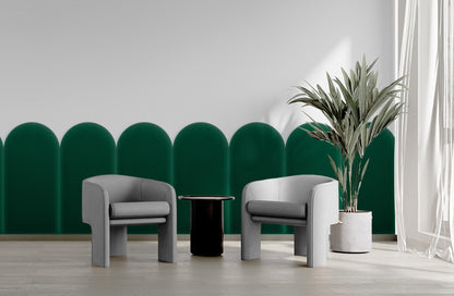 Upholstered Panel Magic Velvet Bottle Green 30cm