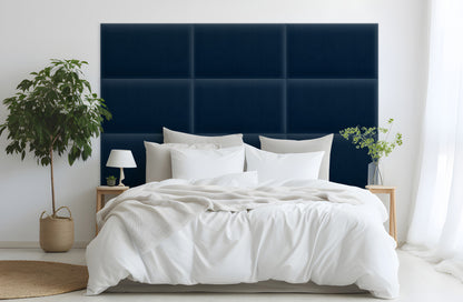 Upholstered Panel Magic Velvet Navy Blue