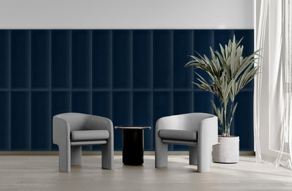 Upholstered Panel Magic Velvet Navy Blue