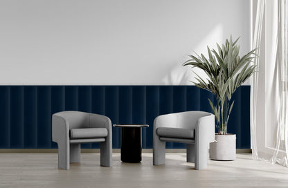 Upholstered Panel Magic Velvet Navy Blue