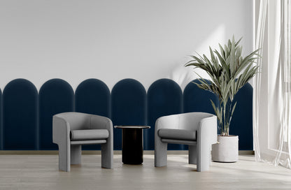 Upholstered Panel Magic Velvet Navy Blue 30cm