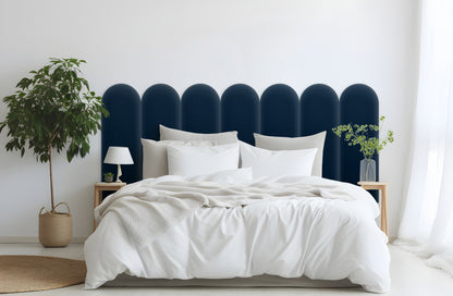 Upholstered Panel Magic Velvet Navy Blue 20cm