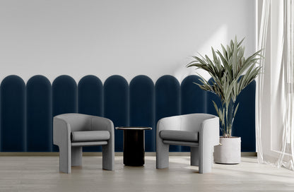 Upholstered Panel Magic Velvet Navy Blue 20cm