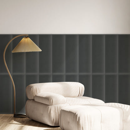 Upholstered Panel Magic Velvet Graphite