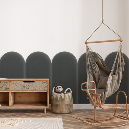 Upholstered Panel Magic Velvet Graphite 30cm