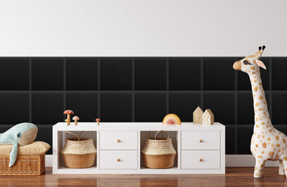 Upholstered Panel Magic Velvet Black