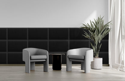 Upholstered Panel Magic Velvet Black