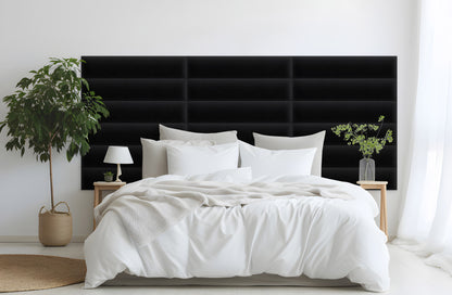 Upholstered Panel Magic Velvet Black