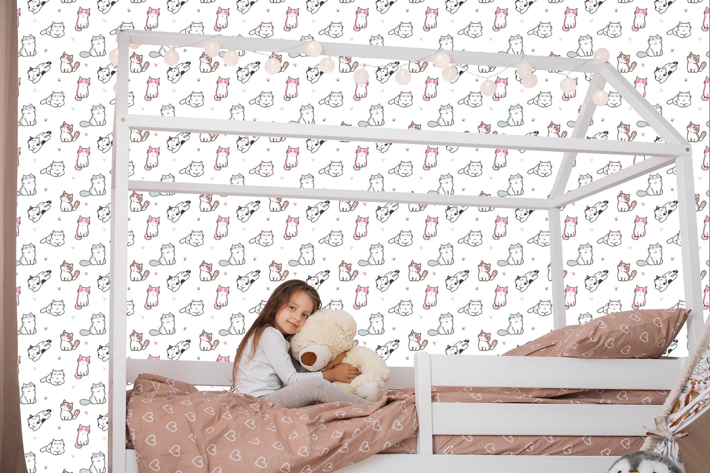 Wallpaper For Children - Cats As From Cartoons