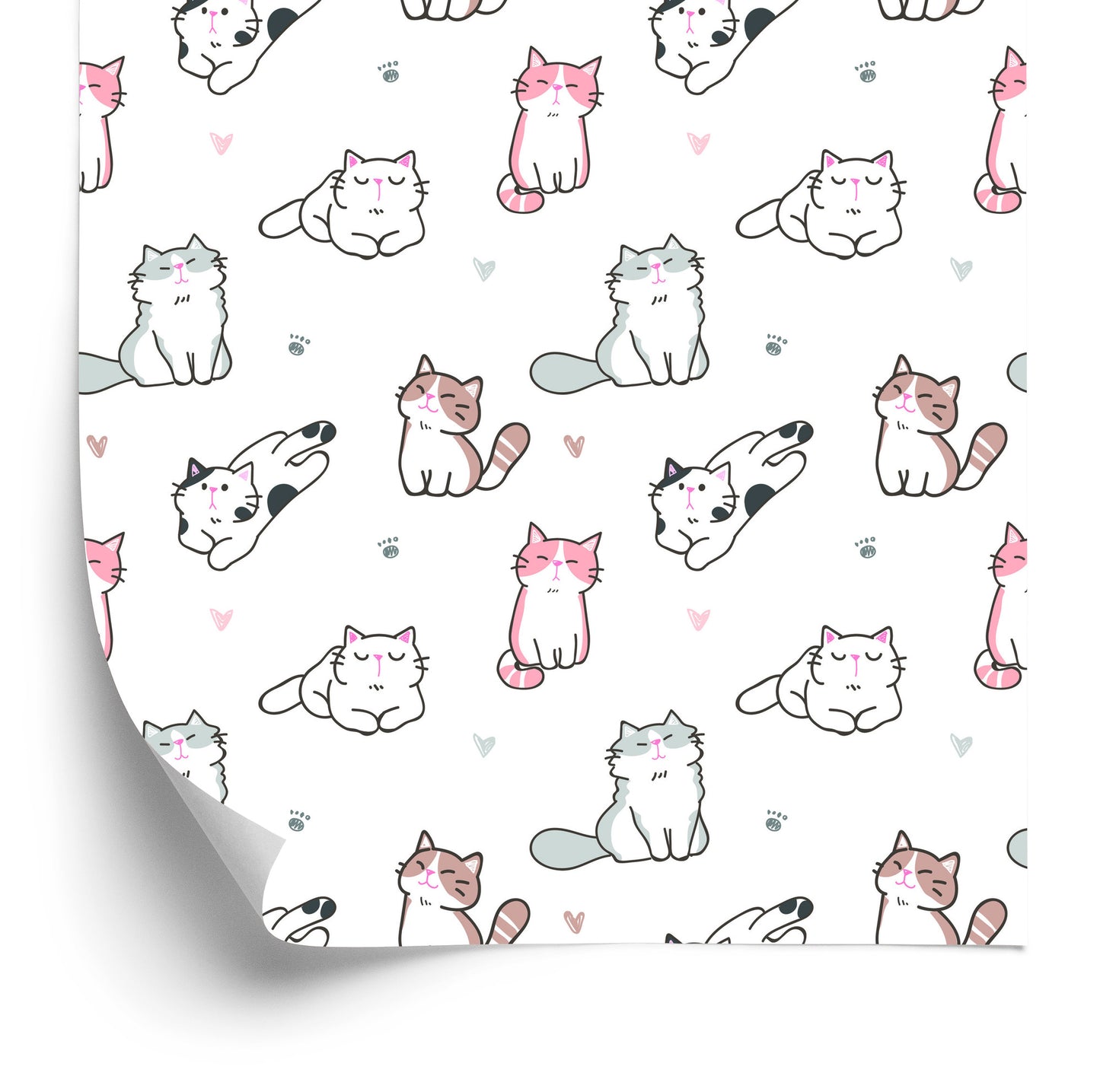 Wallpaper For Children - Cats As From Cartoons