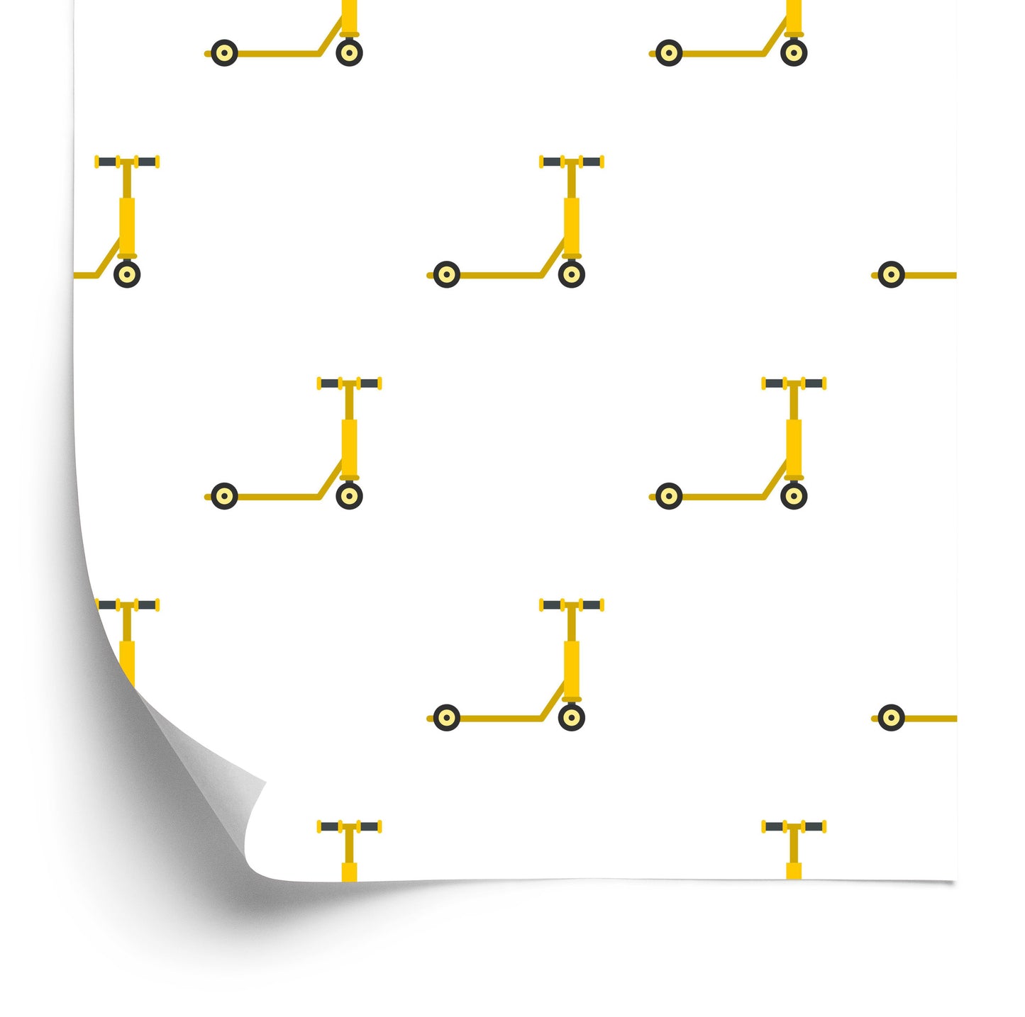 Wallpaper Yellow Scooters