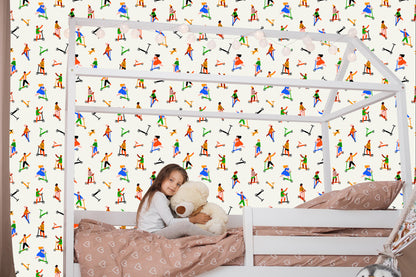 Wallpaper People On Scooters