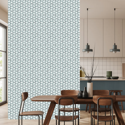 Wallpaper Gray Cubes - 3D Effect