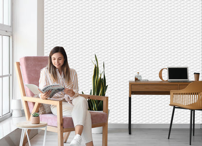 Wallpaper 3D Optical With Depth For A Living Room Bedroom