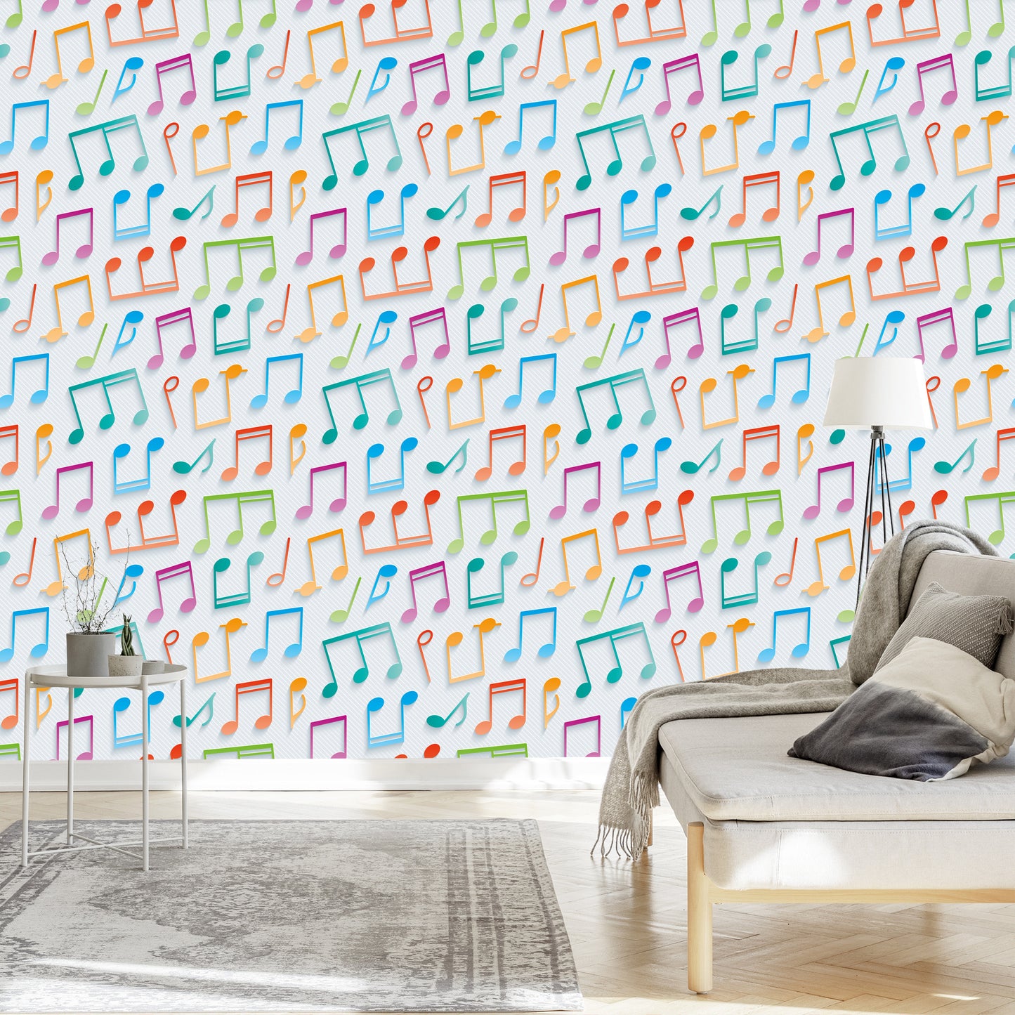 Wallpaper 3D Modern Optical For A Baby's Room