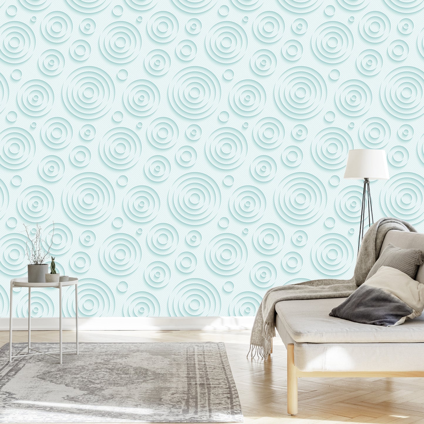 Wallpaper Geometric Modern 3D For Living Room