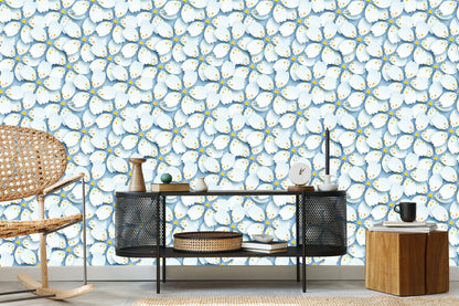 Wallpaper 3D Optical Nature Flowers For Living Room