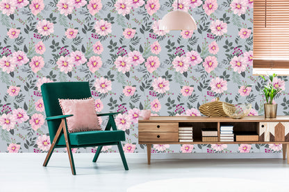Wallpaper Beautiful Blooming Flowers