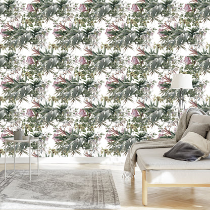 Wallpaper Watercolor Flowers