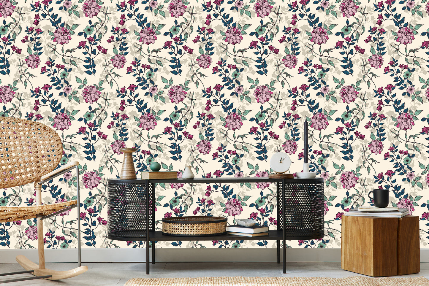Wallpaper Romantic Flowers